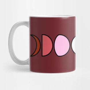 Pride Moons Lesbian Mug